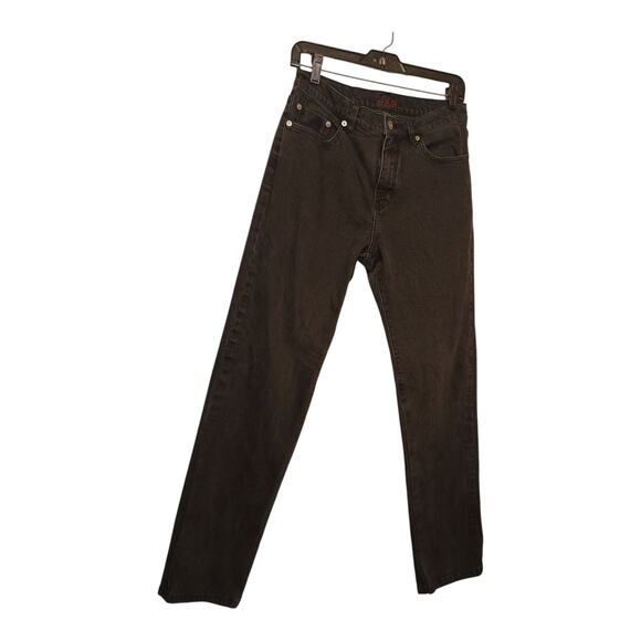 JAG Jeans High Rise Straight Leg Women's Size 10/31 Black Denim Stretch - Picture 1 of 8